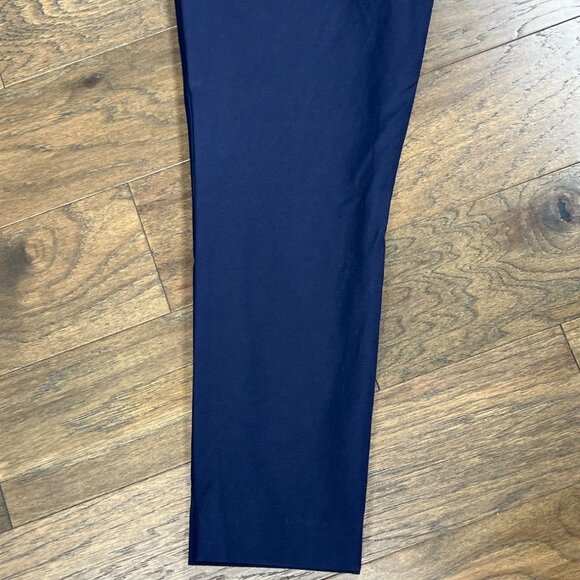 WHITE HOUSE BLACK MARKET The Slim Ankle Pant Navy Sz 10 NWOT - Picture 2 of 5